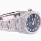 Luxury Blue Dial Rolex Diamond Watch  customdiamjewel   