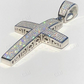 925 Silver Iced Cross Diamond Hip Hop Pendant  customdiamjewel   