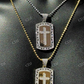 Cross Iced Hip Hop Diamond Pendant  customdiamjewel   