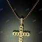 Cuban Link Diamond Cross Hip Hop Pendant  customdiamjewel   