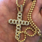 Cuban Link Diamond Cross Hip Hop Pendant  customdiamjewel   