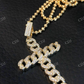 Cuban Link Diamond Cross Hip Hop Pendant  customdiamjewel   