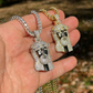 Hip Hop 14k Gold Jesus Diamond Pendant  customdiamjewel   