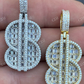 Iced Dollar Sign Baguette Diamond Pendant  customdiamjewel   