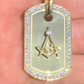 14k Solid Gold Round Diamond Hip Hop Pendant  customdiamjewel   