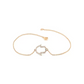 Round Cut Natural Diamond 14K Solid Gold Simple Bracelet  customdiamjewel 10 KT Solid Gold Rose Gold VVS-EF