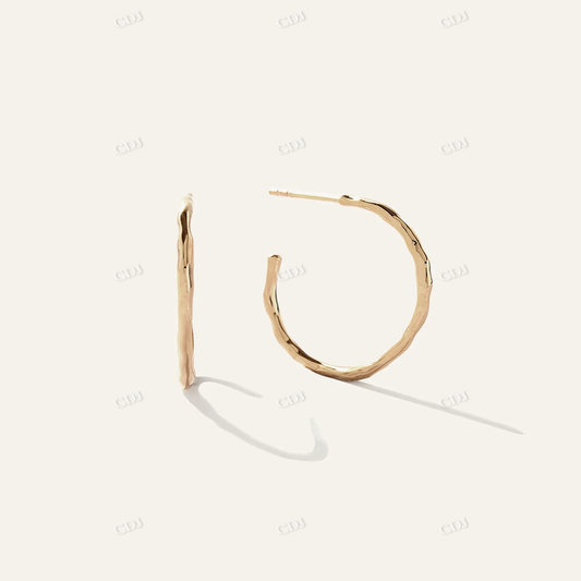 Stylish 14K Gold Hoop customdiamjewel