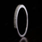 0.30CTW Round Cut Lab Grown Diamond Half Eternity Stacking Band  customdiamjewel   