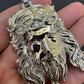 925 Sterling Silver Jesus Piece Iced Diamond Pendant  customdiamjewel   