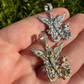 14K Gold Diamond Saint Michael Archangel Pendant  customdiamjewel   