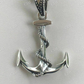 925 Sterling Silver Nautical NAVY Anchor Mens Pendant  customdiamjewel   