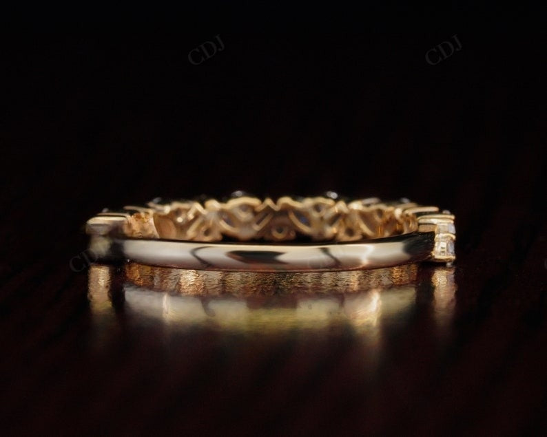 0.50CTW Alternative Lab Grown Diamond Half Eternity Wedding Band  customdiamjewel   