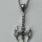 925 Sterling Silver Viking Battle Ax Mens Gothic Pendant  customdiamjewel   