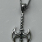 925 Sterling Silver Viking Battle Ax Mens Gothic Pendant  customdiamjewel   