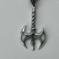 925 Sterling Silver Viking Battle Ax Mens Gothic Pendant  customdiamjewel   