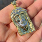 14k Gold Jesus Piece Hip Hop Diamond Pendant  customdiamjewel   