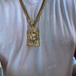 14k Gold Jesus Piece Hip Hop Diamond Pendant  customdiamjewel   