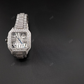 Full White Iced Out Diamond Skelton Modified Watch hip hop jewelry CustomDiamJewel   