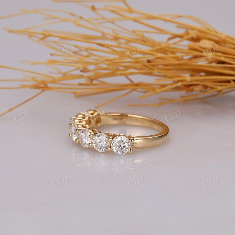 2.10CTW Natural Diamond Seven Stone Wedding Band Wedding Band customdiamjewel   