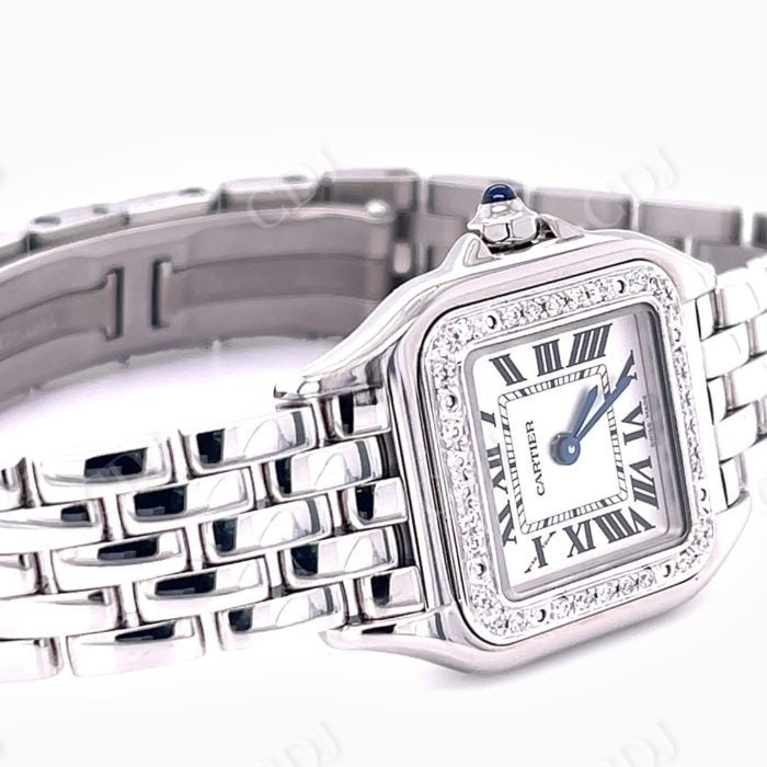 Cartier Quartz Movement Custom Diamond Watch  customdiamjewel   