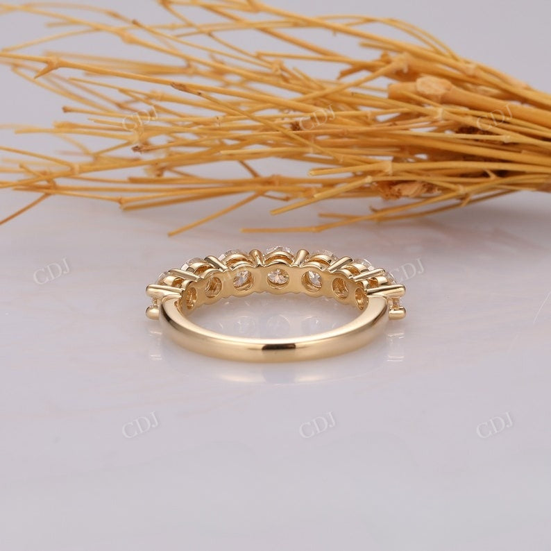 2.10CTW Round Cut Lab Grown Diamond Wedding Band  customdiamjewel   