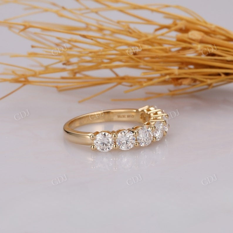 2.10CTW Round Cut Lab Grown Diamond Wedding Band  customdiamjewel   