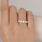 2.10CTW Round Cut Lab Grown Diamond Wedding Band  customdiamjewel   