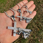 925 Silver Real Diamond Jesus Carrying Cross Pendant  customdiamjewel   