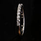 0.30CTW Round Lab Grown Diamond 3/4 Eternity Wedding Band  customdiamjewel   