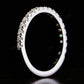 0.30CTW Round Lab Grown Diamond 3/4 Eternity Wedding Band  customdiamjewel   