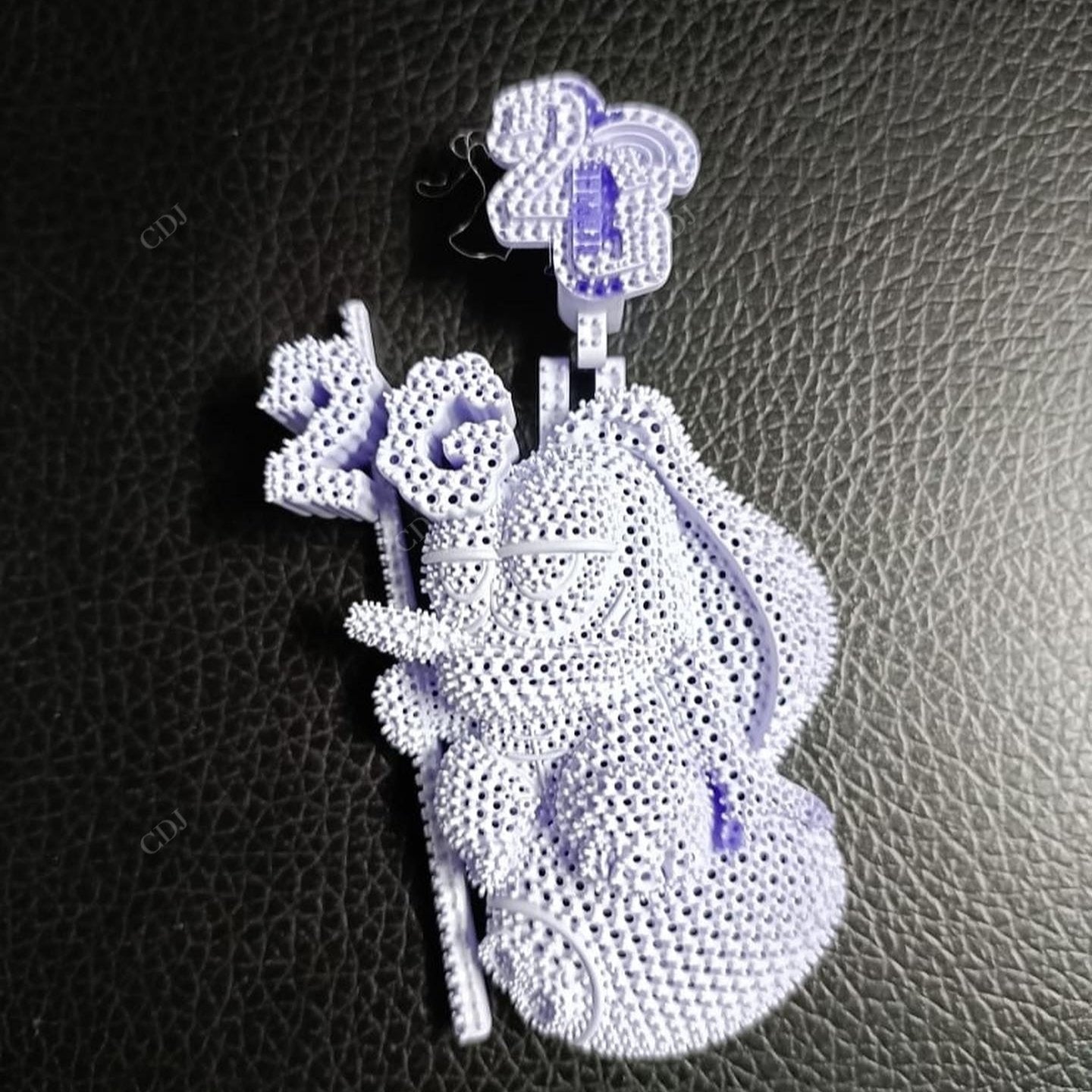 Unique Iced Out Diamond Cartoon Pendant hip hop jewelry CustomDiamJewel   