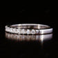 0.30CTW Round Lab Grown Diamond 3/4 Eternity Wedding Band  customdiamjewel   