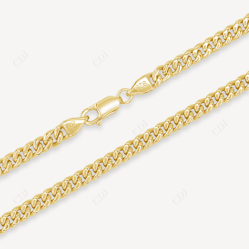 Yellow Gold Plating Cuban Chain Hip Hop Jewelry  customdiamjewel   