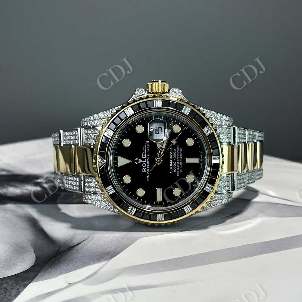 Custom Diamond Rolex Luxury Watch  customdiamjewel   