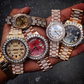 Fully Iced Out Diamond watch  customdiamjewel   