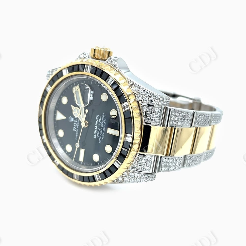 Custom Diamond Rolex Luxury Watch  customdiamjewel   