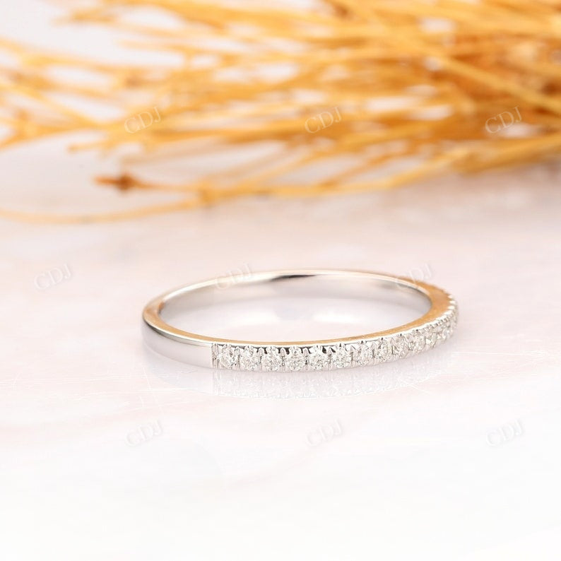 0.17CTW Round Cut Lab Grown Diamond Wedding Band  customdiamjewel   