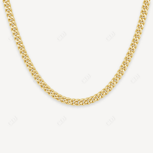 Yellow Gold Plating Cuban Chain Hip Hop Jewelry  customdiamjewel   