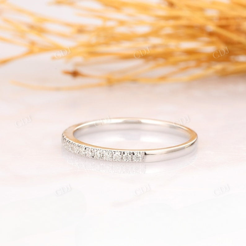 0.17CTW Round Cut Lab Grown Diamond Wedding Band  customdiamjewel   