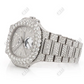 Chrono Moissanite Bust Down Watch  customdiamjewel   