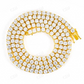 Yellow Gold Plated Dimond Tennis Chain For Women hip hop jewelry customdiamjewel   