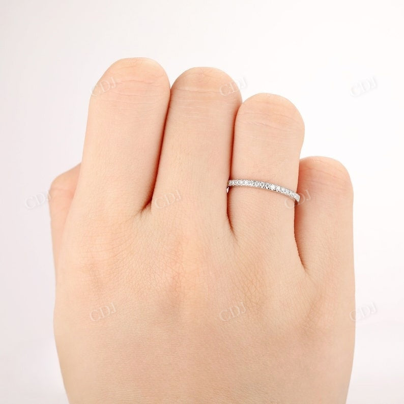 0.17CTW Round Cut Lab Grown Diamond Wedding Band  customdiamjewel   