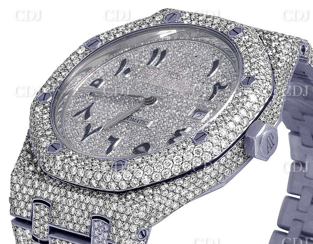 Lab Grown CVD HPHT Diamond Watch Handmade Jewelry Stainless Steel Watch High Quality Manufacturing In India  customdiamjewel   