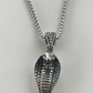 925 Sterling Silver King Cobra Snake Pendant  customdiamjewel   