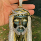 14k Gold Mens Iced Jesus Piece Diamnod Pendant  customdiamjewel   