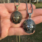 925 Sterling Silver Indian Head Chief Headdress Pendant  customdiamjewel   