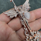 Iced Diamond Saint Michael & Dragon Pendant  customdiamjewel   