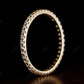 Round Cut Real Diamond Full Eternity Wedding Ring  customdiamjewel   