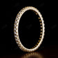 0.40CTW Round Cut Lab Grown Diamond Wedding Band  customdiamjewel   