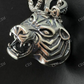 925 Sterling Silver 3D Tiger Cheetah Women’s Men’s Pendant  customdiamjewel   